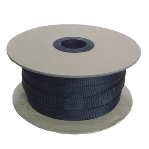 Manguito de aislamiento de PET ignífugo de alta calidad, manguito reticulado trenzado para tuberías de alta temperatura - Product Image 3