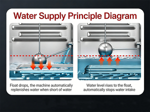 Коммерческая электрическая блинница с автоматическим двусторонним нагревом, вертикальный электрический гриль для блинов - Product Image 6