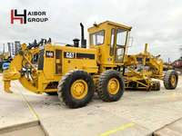 Niveleuse à moteur Caterpillar CAT14G d'occasion, haute efficacité, modèle original CAT 14G 12G, matériel de construction d'occasion, niveleuse de terrain