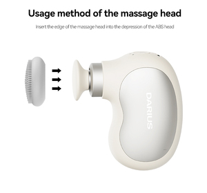 Mini <span class=keywords><strong>pistolet</strong></span> de <span class=keywords><strong>massage</strong></span> Darius DRS-8000Q2 avec moteur sans balais, télécommande sans fil, chaleur et batterie rechargeable - Soulagement de la douleur corporelle des tissus profonds - Product Image 4