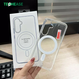 Funda Protectora para Teléfono S24 Ultra, TechEase, Transparente, Acrílica, TPU, Magnética, Antigolpes, Protección Anticaídas, Venta al por Mayor - Product Image 3