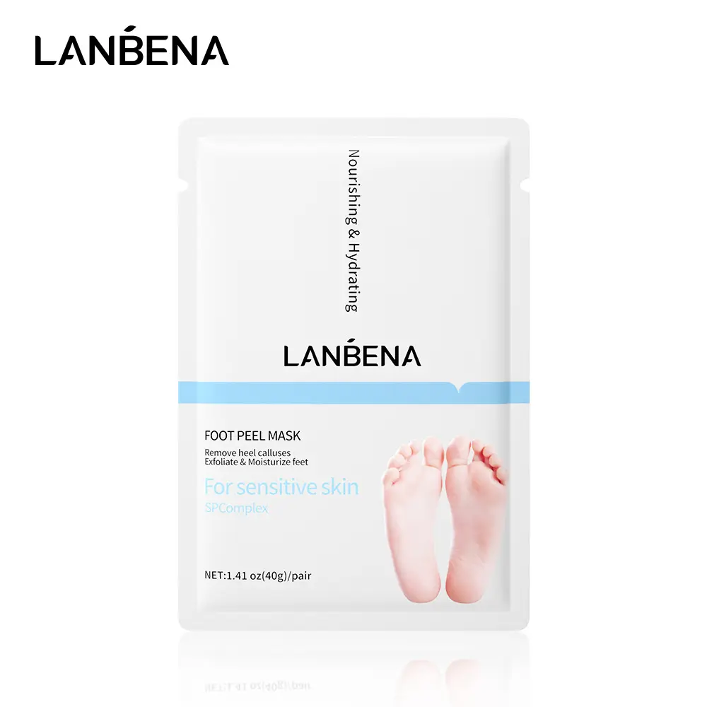 LANBENA Personal Beauty Care Hot Products Custom Organic Skincare foot Spa Peel Off Mask Whitening Moisturizing foot Mask