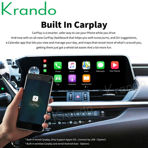 Radio de coche de 12,3 pulgadas para Lexus ES200 ES250 ES300 ES350 2018 + sistema Multimedia <span class=keywords><strong>Android</strong></span> unidad principal navegación inalámbrica CarPlay 4G GPS - Product Image 4