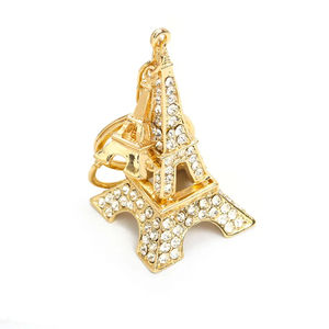 Porte-clés métal tendance Tour Eiffel Strass Porte-clés Pendentif Porte-clés <span class=keywords><strong>Paris</strong></span> - Product Image 2