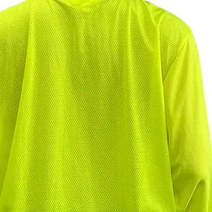 Multiple Colour Customizable Yellow Road Safety Clothing Shirts Long Sleeve Reflective