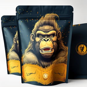 Kalee Edibles 3.5 Gram ambalaj mat yumuşak dokunmatik Mylar çantalar Cali folyo fermuar koku geçirmez nem geçirmez şeker depolama için - Product Image 1