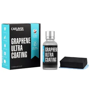 Lapisan keramik Graphene 30Ml 10H, lapisan keramik Super hidrofobik Anti gores cat mobil