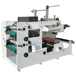 2 Colors Packaging Small Flexo Label Printing Machine And Die Cutting Machine