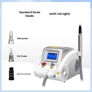 Appareil portable haute puissance pour l'élimination des tatouages et des grains de beauté, non invasif, pour le nettoyage des sourcils, le peeling au carbone et le rajeunissement cutané. - Product Image 4