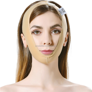 Prenda de Compresión Médica, Vendaje Elástico para Liposucción, Soporte Facial Mandibular, Moldeador de Cabeza en <span class=keywords><strong>V</strong></span>, Control Firme, Top de Spandex, 1 Pieza - Product Image 6