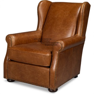 उत्तरी यूरोपीय और अमेरिकी शैली की शैली का तेल मोम कोघड़े एकल सीट सोफे कुर्सी कुर्सी कुर्सी फर्नीचर - Product Image 2