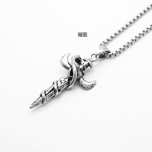 Hip Hop Snake <b>Cross</b> Wings Religious Anti Non Tarnish Free WaterProof Stainless Steel Fashion Jewelry Pendant Necklaces for <b>Men</b> - Product Image 6