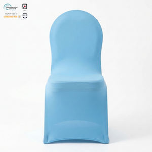 Housse de chaise extensible en spandex bleu roi anti-plis pour banquets d'hôtel, événements et expositions, ajustée, écologique et lavable en machine - Product Image 1