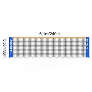 Mini red portátil <span class=keywords><strong>de</strong></span> alta calidad para interiores y exteriores para <span class=keywords><strong>tenis</strong></span>, fútbol, <span class=keywords><strong>tenis</strong></span>, Pickleball, voleibol para niños - Product Image 2