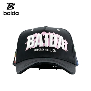 Casquette de baseball 5 panneaux Dandi en stock G5 Gorras Beverly Hills avec logo 3D en relief lettre B et changement de couleur sensible à la température - Product Image 3