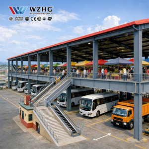 Almacén de Estructura de Acero WZHG, Estructura de Acero Ligero, Minimalista, Resistente al Viento, Edificio Comercial para Tiendas - Product Image 2