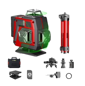 Precio de fábrica 4D Nivel láser autonivelante verde 360 grados Horizontal Vertical 16 líneas Incluye trípode industrial - Product Image 5