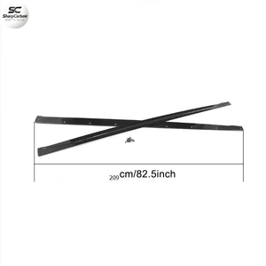 Extensiones de Faldones Laterales de Fibra de Carbono para Alfa Romeo Giulia Sedán de 4 Puertas 2015-2017 - Product Image 2