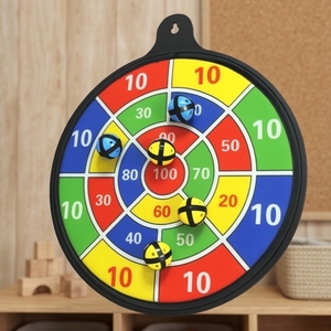 Safe Flying <b>Disc</b> Game Eco-Friendly 16 Inch Magnetic Dartboard OEM 6 Darts - Product Image 1