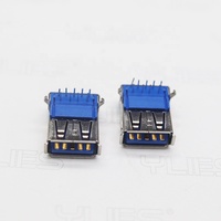 Muestras gratis 3,0mm macho a tipo hembra USB tipo C dispositivos puerto de montaje medio Jack hembra Usb 3,0 conector
