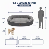 Lit pour animaux de compagnie en fausse fourrure, grand lit pour chien moelleux et duveteux avec rebord, lit orthopédique pour chien lavable en machine