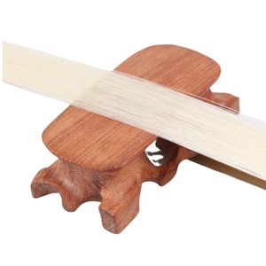 Arco profesional para Erhu de 84 cm, crin de caballo blanca natural para instrumentos de cuerda, construcción de madera pulida duradera - Product Image 4