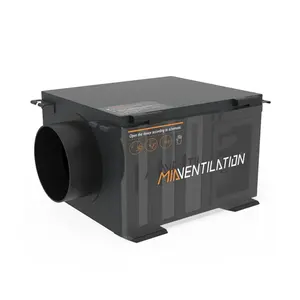 Equipo de limpieza de aire Sistema de ventilación a juego Caja de filtro de aire con filtro Hepa