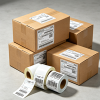 Étiquettes autocollantes personnalisées imperméables, autocollants durables à peler et coller pour bouteilles, boîtes et logistique