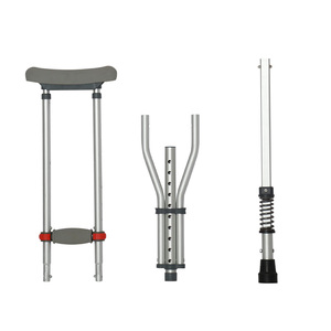 Stampelle in alluminio leggero ausili per la mobilità regolabili in altezza per adulti in canna da recupero Post-operatorio - Product Image 2