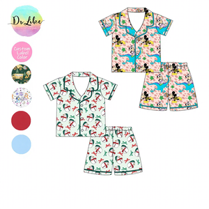 הגעה חדשה של גברים קיצי במבוק מזדמנים & סטרץ v-הצוואר נשימה 2 חתיכות פיג 'מה סט - Product Image 1