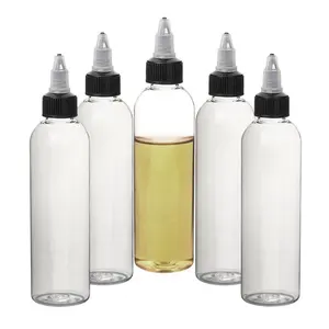 סיטונאי 30ml 60ml 100ml 120ml PET ריק קעקוע דיו טוויסט כובע בקבוק פלסטיק פיגמנט טפטפת בקבוק שמן מחלק מכולות