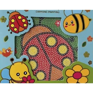 Kit de peinture diamantée en gros, motif vache entièrement ornée de diamants, dessous de verre pour la décoration intérieure DIY - Product Image 1