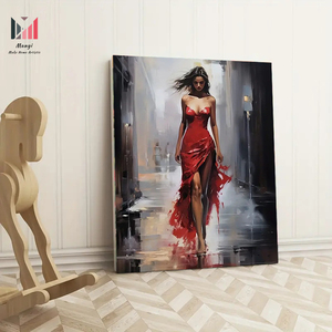 Vẻ Đẹp Hiện Đại Với Đọc Ăn Mặc Tự Làm Sơn Bằng Số Cho Người Lớn Sơn Dầu <span class=keywords><strong>Canvas</strong></span> Sáng Tạo Và Thư Giãn Tường Nghệ Thuật Phòng Trang Trí Nội Thất - Product Image 2