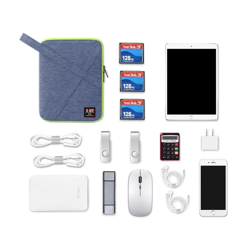Günlük taşıma için kablo çantası iPad Mini telefon