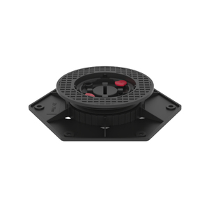 Piédestal de support en plastique personnalisable Base de support moderne à nivellement automatique avec support de sol à hauteur réglable facile à installer