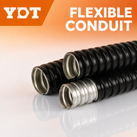 Tuyau métallique gainé GB, tube thermorétractable, tuyau ondulé ignifuge, gaine de câble en acier pour câblage automobile