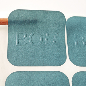 Etichetta Adesiva in Carta Ecologica BONI, Impermeabile, con Logo Personalizzato, Stampa a Caldo di Lusso, Goffratura 3D in Oro, Sigillo Testurizzato - Product Image 3