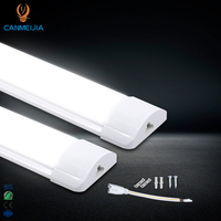 Éclairage LED : Raccord Luminaire LED 4 Pieds Haute Luminosité, Tube LED 60W, Rampe Lumineuse, Réglette Linéaire