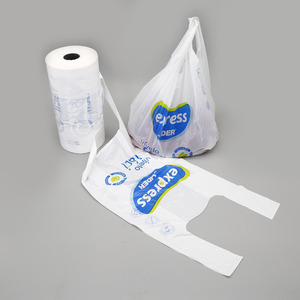 Custom Food Packaging <b>Vegetable</b> Plastic t Shirt Shopping <b>Bags</b> - Product Image 2