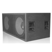 DM1820S Caisson de basses audio professionnel Double 18 pouces haute puissance pour scène Performance Bar Cinéma Caisson de basses Haut-parleur