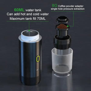 Cafetera Espresso Automática Portátil 3 en 1, Mini Cafetera Eléctrica con Batería/USB para Uso en Exteriores y Automóvil, 20 Bares de Presión, Venta al Por Mayor - Product Image 2