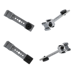 Poyinco JN-031 Plaque triple griffe porte-accessoires avec barre d'extension, adaptateur pour microphone et support de lumière LED pour stabilisateur de cardan <span class=keywords><strong>OSMO</strong></span> - Product Image 3