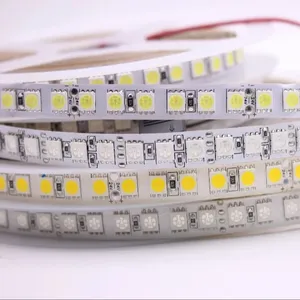 โรงงานราคาตรง 5050 RGB ไฟ LED Strip 120LEDs/m ยืดหยุ่น RGB เปลี่ยนสี LED Strip พร้อม CE RoHS FCC ETL