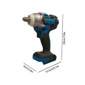 Clé à chocs électrique <span class=keywords><strong>sans</strong></span> <span class=keywords><strong>fil</strong></span> 21V avec moteur <span class=keywords><strong>sans</strong></span> balais, batterie lithium-ion rechargeable, tournevis, outil électrique portable - Product Image 3