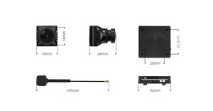 Kit Walksnail <span class=keywords><strong>Avatar</strong></span> HD Pro, double antenne, FPV numérique VTX 1080P 60fps, 1/1.8" Starvis II, vision nocturne, caméra avec stockage 32G - Product Image 4