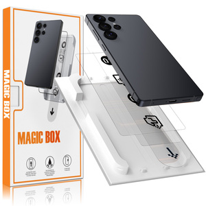Magic Box: Strumento <span class=keywords><strong>di</strong></span> Installazione <span class=keywords><strong>Protezione</strong></span> Schermo con Sblocco Impronta Digitale per <span class=keywords><strong>Smartphone</strong></span>, <span class=keywords><strong>Vetro</strong></span> Temperato per Samsung Galaxy S26 S25 S24 Ultra - Product Image 1