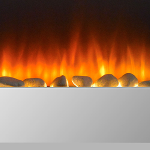 Caminetto Elettrico Decorativo da Parete con Effetto Fiamma Realistico, Quadrato, Premium, LED Regolabile, per Casa e Hotel - Product Image 3