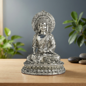 Buddha Idol <b>Statue</b> Premium Decorative Religious Figurine for Home Temple Meditation Decor Spiritual Gift Peace Symbol - Product Image 6