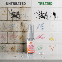 Essence anti-graffiti pour carrelage, qualité industrielle A1, formule modifiée invisible à base de nano-micro-silice céramique, liquide transparent