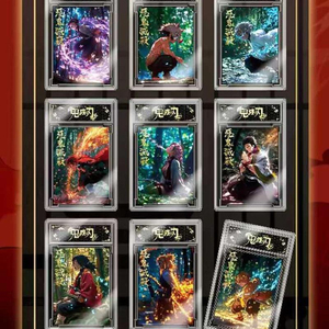 Cartes de collection Demon <span class=keywords><strong>Slayer</strong></span> MEIGUSHE avec slabs – Cartes rares d'anime japonais avec notation DS – Cartes à collectionner Kamado Nezuko Mitsuri - Product Image 2